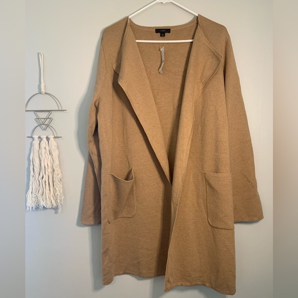 J. Crew Jackets & Blazers - J.Crew Juliette Collarless Sweater-Blazer NWT